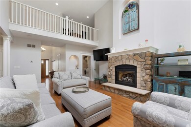 Exquisite family room ... gas log fireplace ... ca