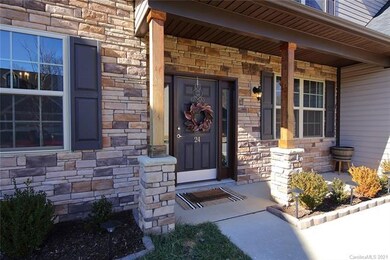 Welcoming covered front porch