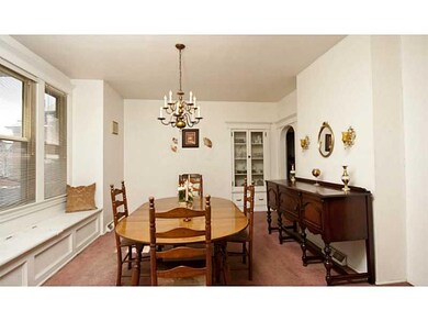 Dining Room. Large Dining Room with built-in cabin