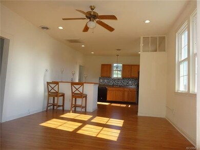 Dining Room And Kitchen With NEW Laminate Floors
