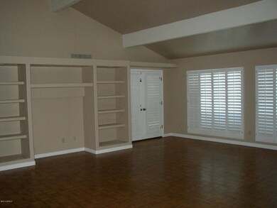 Family room w/media center