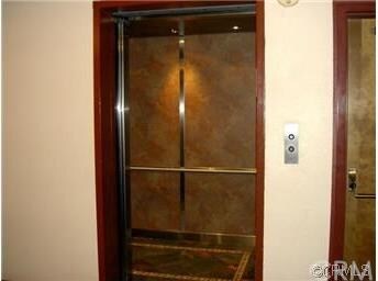 Elevator runs from subterranean garage level up to