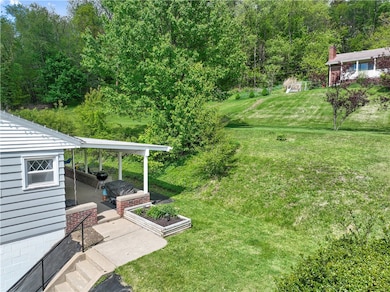 View of side patio area.