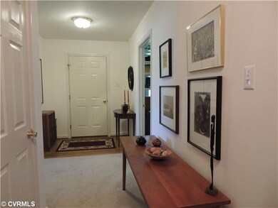 Foyer - FOYER - PARTIAL HARDWOOD FLOORING AND CARP