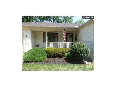 Pleasant side porch