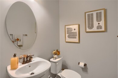 Powder room on the main floor