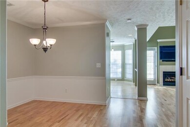 Through your entry foyer enter into the freshly painted formal dining space.