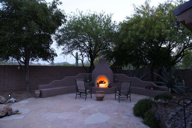 Kiva with Moutain Views at Twilight