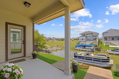 AI generated photo with a boat on a dock showing t