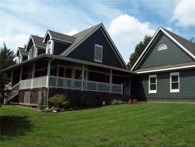 View from driveway