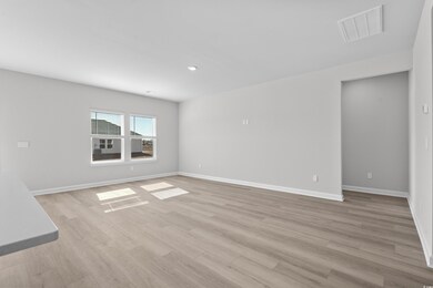 Spare room with light hardwood / wood-style floori
