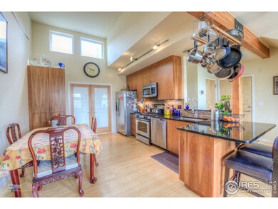 Kitchen with granite counters