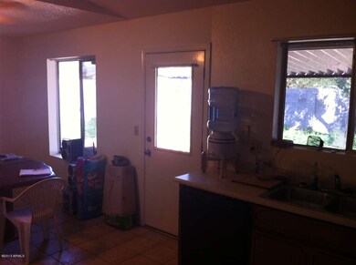 Kitchen view to back yard