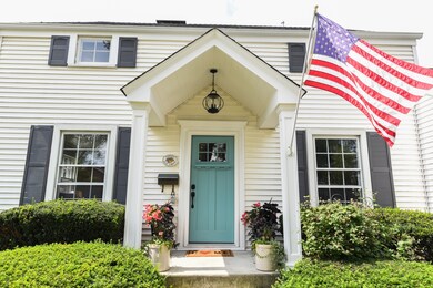 Welcoming front porch and new door