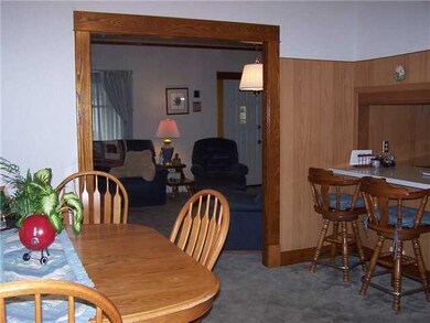 Dining Room View looking into living room and also
