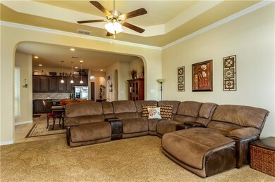 Living Area Open to Dining and Kitchen