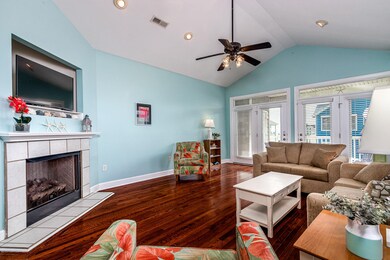 Open concept, top floor living area