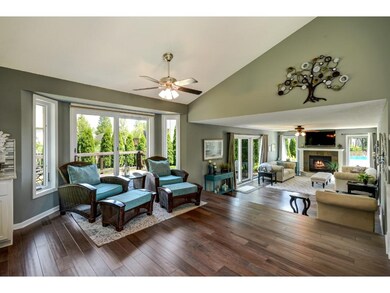 Main floor flows from the kitchen to the sitting a