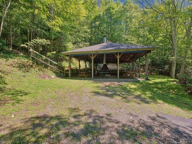 Picture of community pavilion located on the adjacent lot.