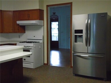Newer appliances!  Kitchen opens into living room.