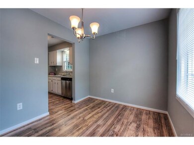 Alternate view of the dining room.