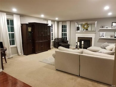 With its large, square shape, furniture arrangemen