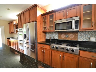 Jenn-Air stove top and double ovens.