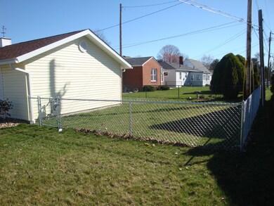 Fenced yard