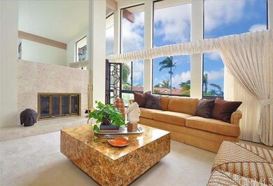 Formal Living Room with 2 Story Fireplace