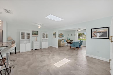 VIEW FROM THE ENTRY INTO LIVING ROOM