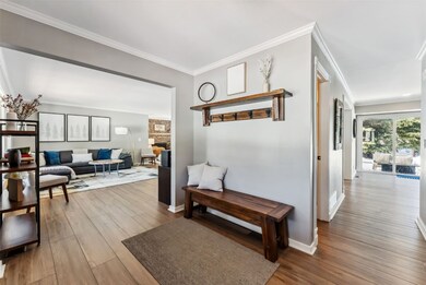 Spacious entry for all your coats, boots, and bags