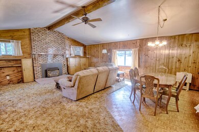 Living room dining area