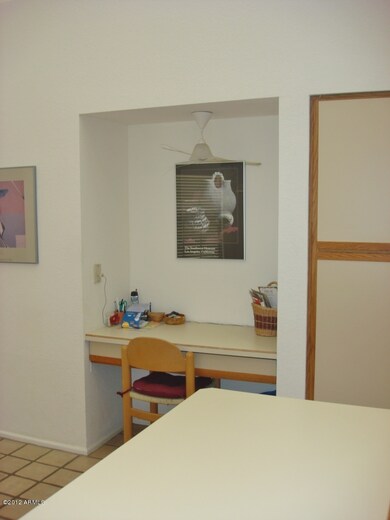 Kitchen built-in desk