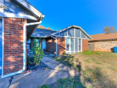 Property entrance with a lawn