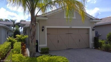 Large two car garage with additional parking