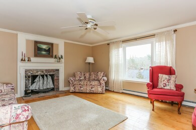 Living Room with Bay Window