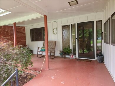 Covered and Semi-private front porch.