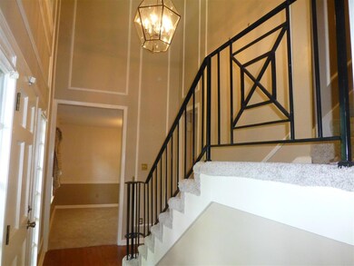 Another view of the entry shows some detail on the