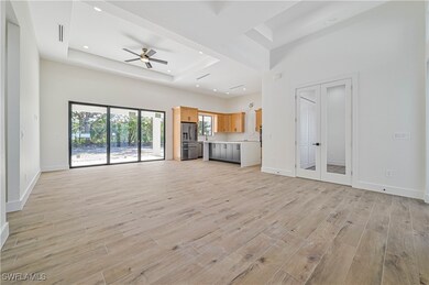 Unfurnished living room featuring recessed lightin