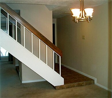 Dining room view to stairs.