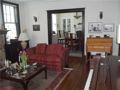 Living Room. Entry view from foyer. Hardwood floor