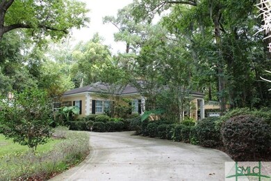 Beautiful landscaping shown in the spring.
