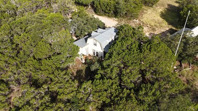 View from above of property