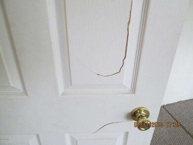 Damaged door