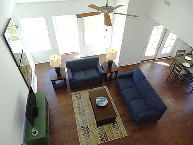 Family room view from upper level
