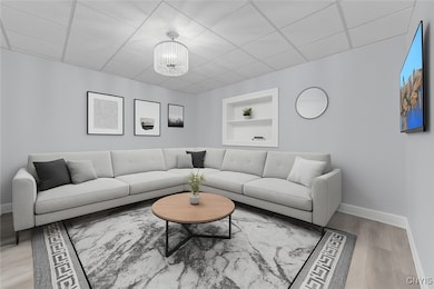 Virtually Staged living room