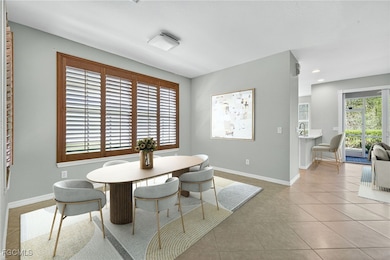 Virtually Staged Dining Room