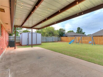 Back patio - 12x30' covered with fantasy lights.