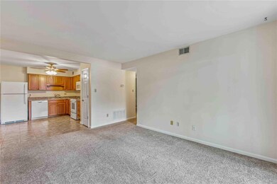Open floorplan to Kitchen.