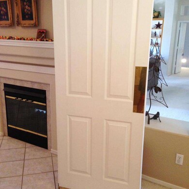 swinging door